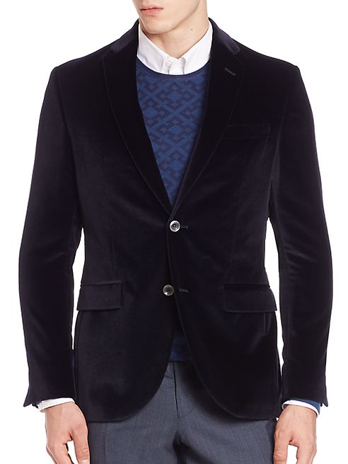 Saks Fifth Avenue Collection - Velvet Sportcoat