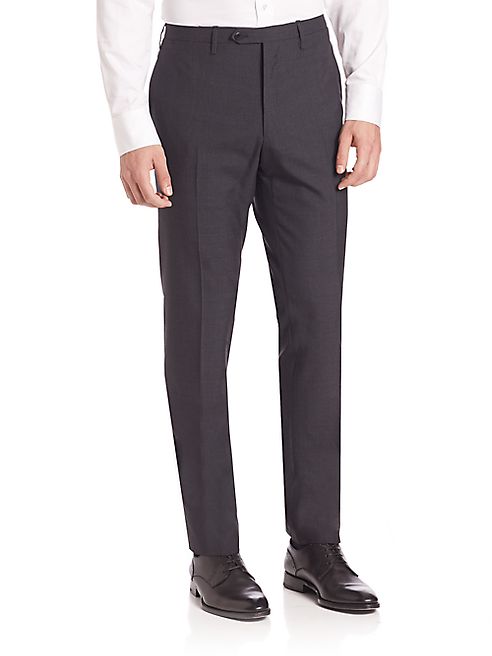 Kiton - Solid Wool Pants