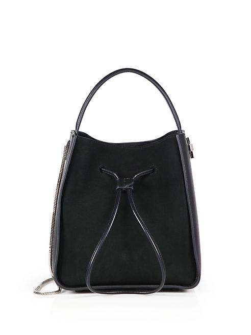 3.1 Phillip Lim - Soleil Small Suede & Leather Drawstring Bucket Bag