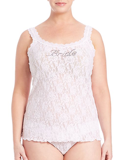 Hanky Panky - Plus Size Embellished Bridal Lace Camisole