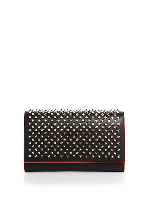 Christian Louboutin - Paloma Convertible Spiked Leather Clutch