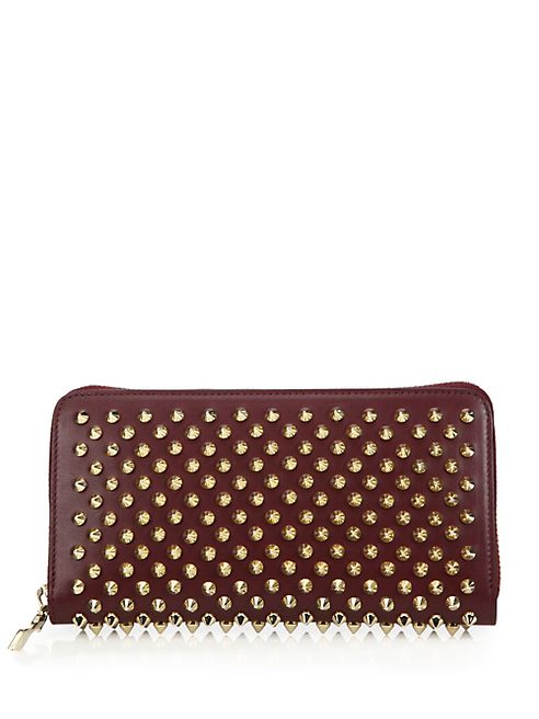 Christian Louboutin - Panettone Spiked Zip-Around Wallet