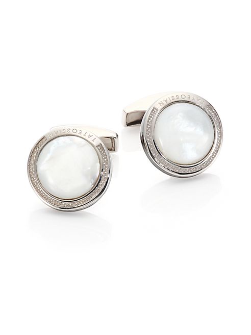 Tateossian - Mother-Of-Pearl Cuff Links