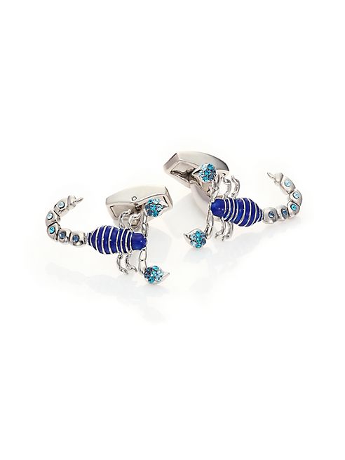 Tateossian - Swarovski Crystal Scorpion Cuff Links