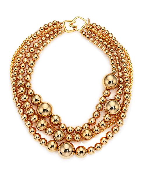 Kenneth Jay Lane - Multi Strand Bead Necklace