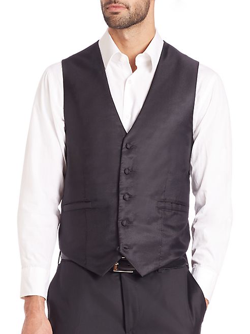 Carrot & Gibbs - Ribbed Five-Button Vest