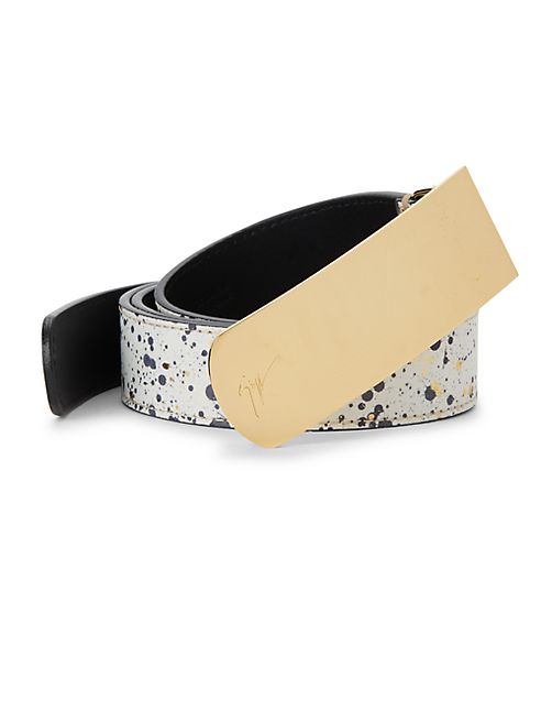 Giuseppe Zanotti - Printed Leather Belt