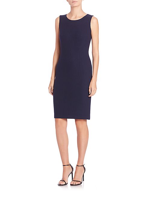 St. John - Micro-Boucle Sheath Dress