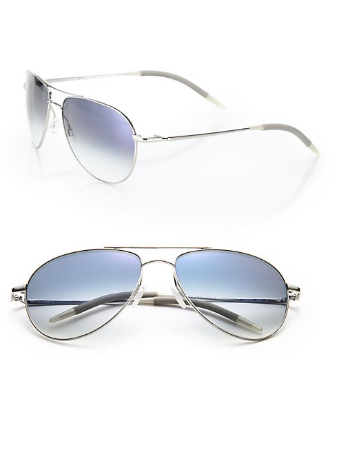 Oliver Peoples - Benedict 59MM Metal Aviator Sunglasses