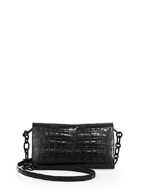 Nancy Gonzalez - Crocodile Smartphone Crossbody Bag