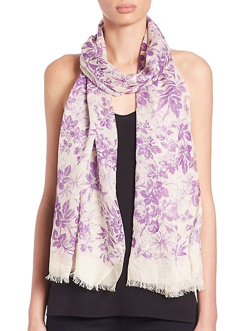 Gucci - Herbarium-Print Stole