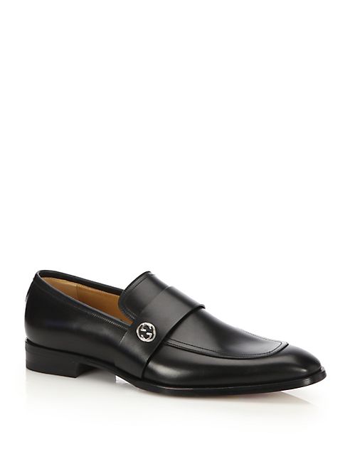 Gucci - Broadwick Leather Loafers