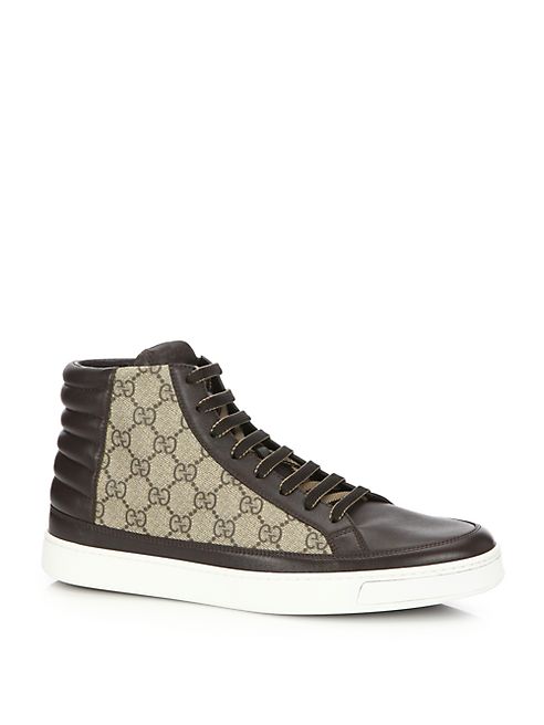 Gucci - GG Supreme High-Top Sneakers