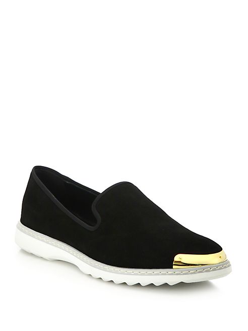 Giuseppe Zanotti - Suede Slip-On Sneakers