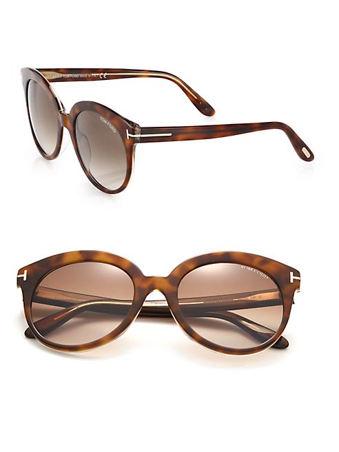 Tom Ford Eyewear - 54mm Round Sunglasses