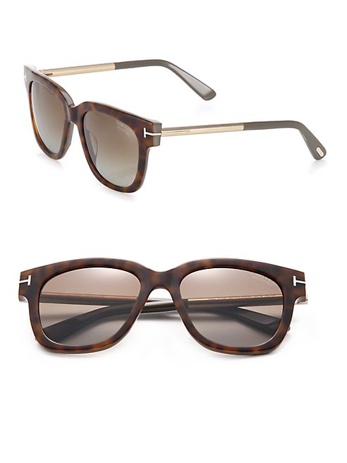 Tom Ford Eyewear - Square Acetate & Metal Sunglasses