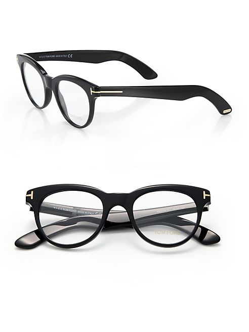 Tom Ford Eyewear - 49MM Round Optical Glasses