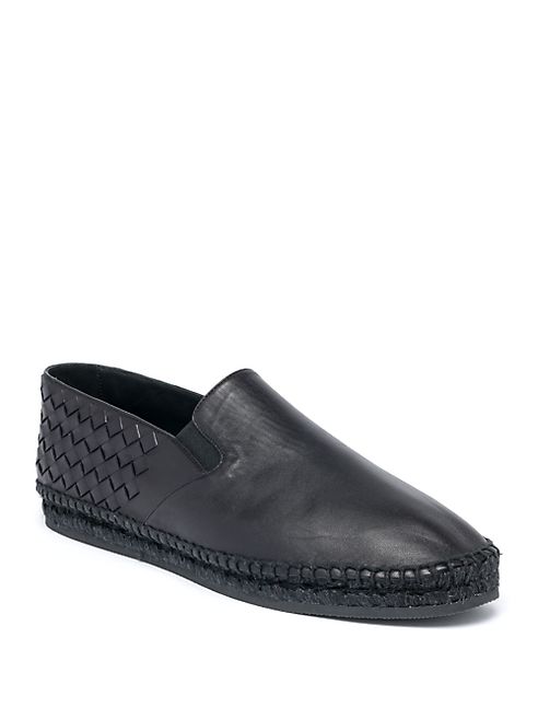 Bottega Veneta - Sardana Intrecciato Leather Espadrilles