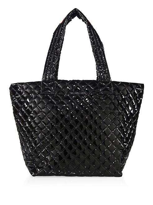 MZ Wallace - Metro Medium Lacquered Quilted Nylon Tote