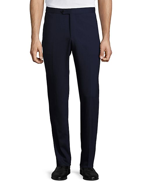 ISAIA - Regular Fit Wool Blend Trousers