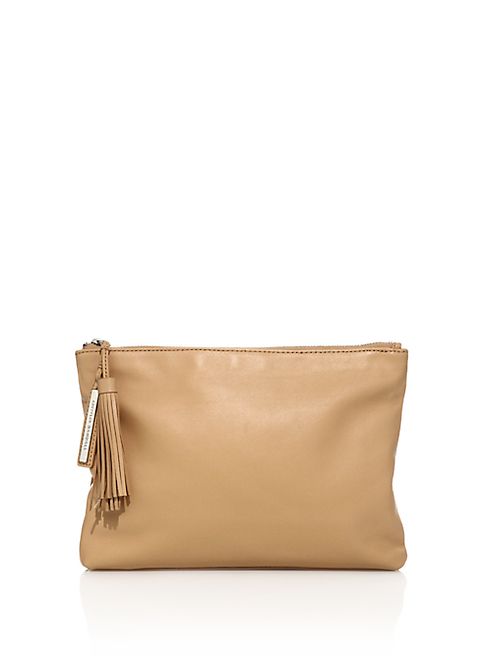 Loeffler Randall - Leather Tassel Zip Pouch