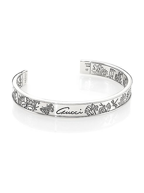 Gucci - Flora Sterling Silver Cuff