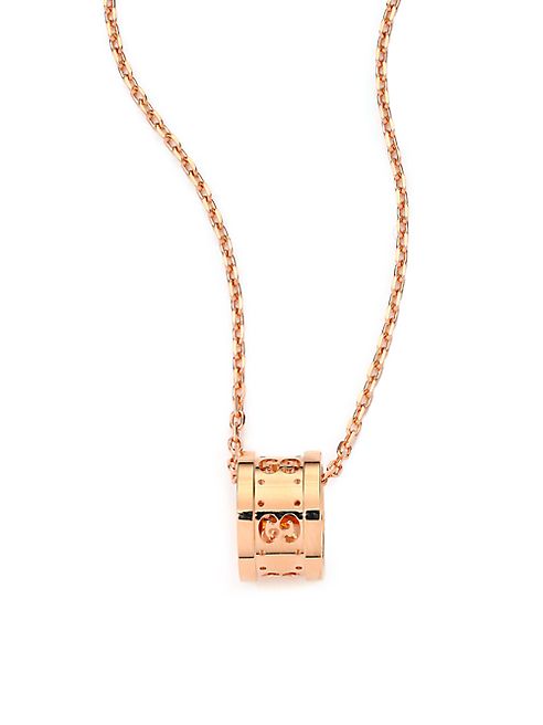 Gucci - Icon Twirl 18K Rose Gold Pendant Necklace