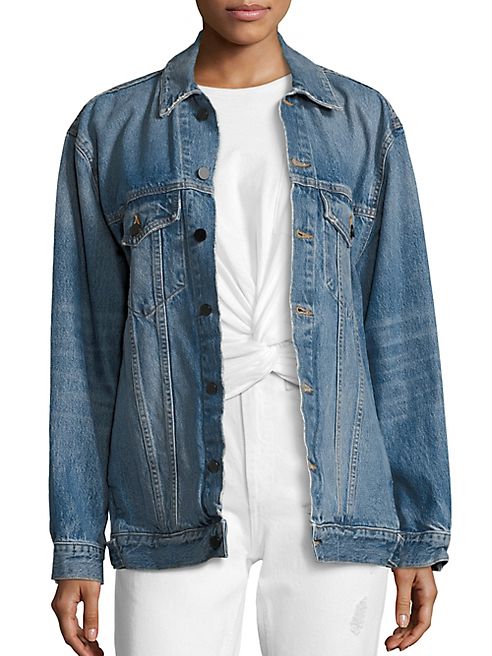 Alexander Wang - Denim X Alexander Wang Daze Oversized Boyfriend Jacket