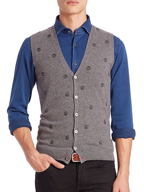 SLOWEAR - Dot Cashmere Vest