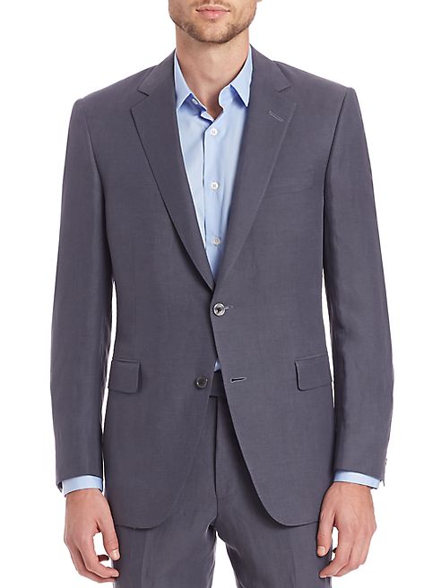 Saks Fifth Avenue Collection - Samuelsohn Classic-Fit  Linen & Silk Sportcoat