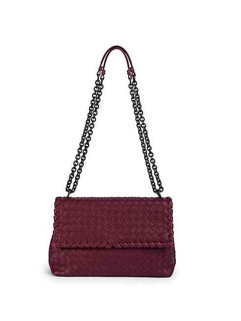 Bottega Veneta - Olimpia Small Intrecciato Leather Shoulder Bag