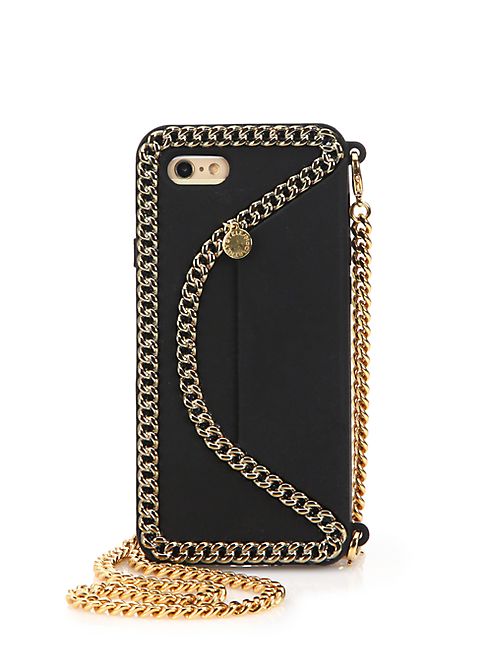 Stella McCartney - Embossed Envelope Silicone Chain iPhone 6 Case