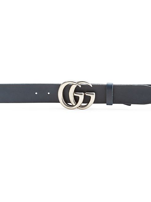 Gucci - GG Buckle Leather Belt