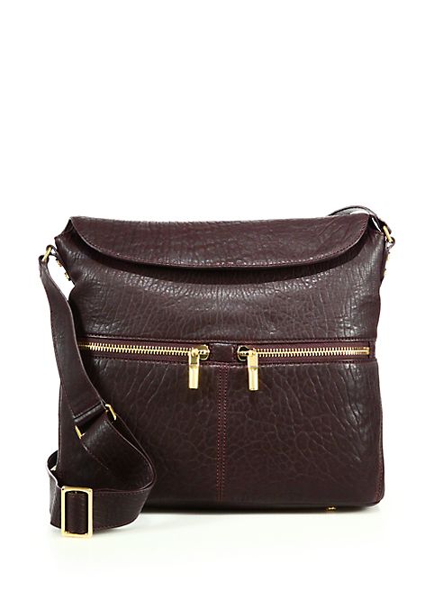 Elizabeth and James - James Leather Crossbody Hobo Bag