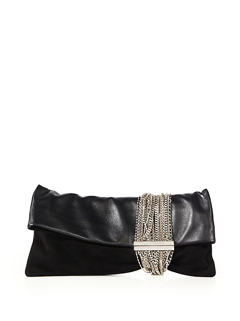 Jimmy Choo - Chandra Leather Mini Chain Clutch