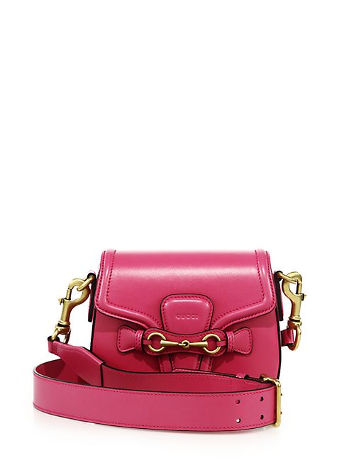 Gucci - Lady Web Small Leather Shoulder Bag