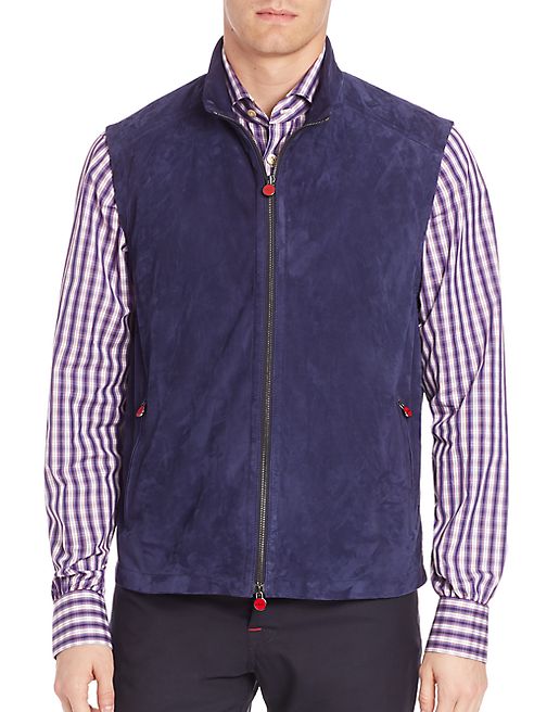 Kiton - Suede Vest