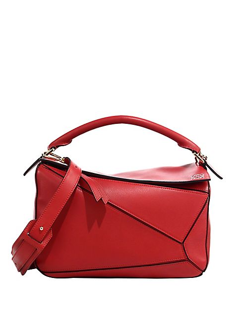 LOEWE - Puzzle Medium Leather Shoulder Bag