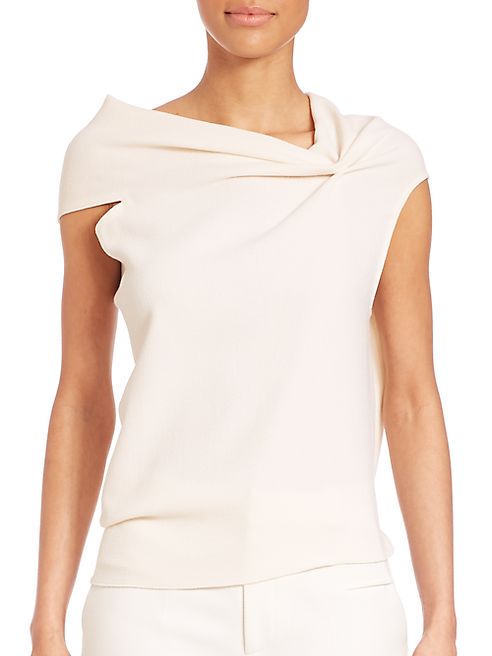 Roland Mouret - Eugene Draped Crepe Top