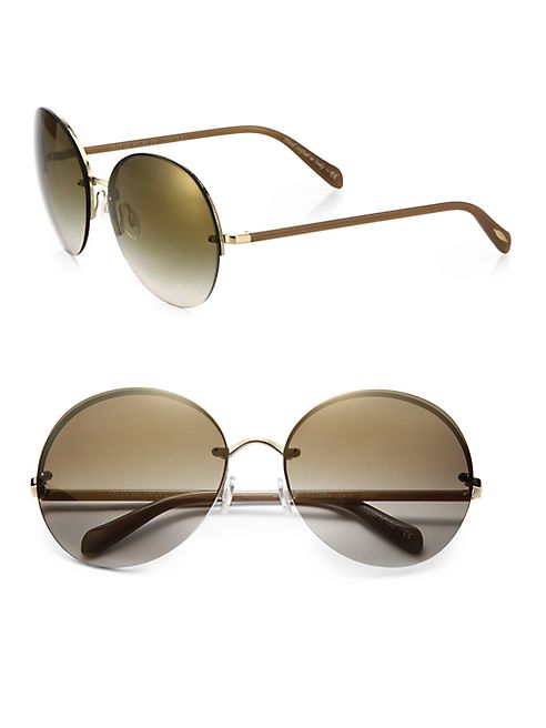 Oliver Peoples - Jorie 62MM Rimless Oversized Round Sunglasses