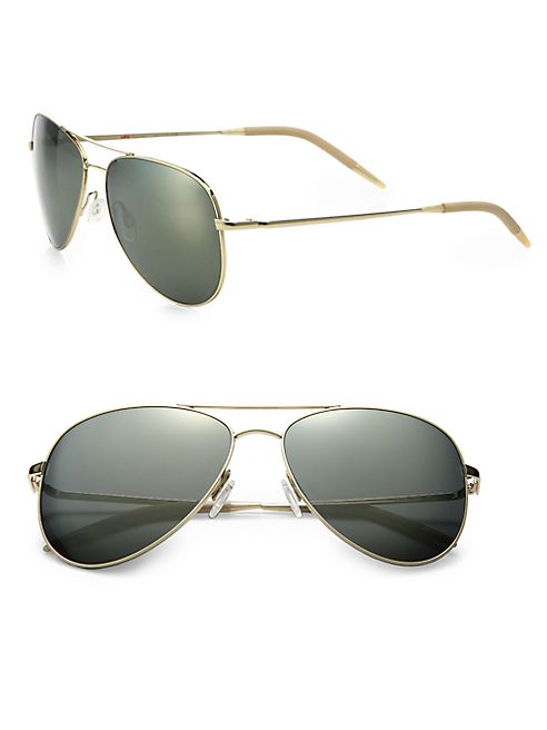 Oliver Peoples - Kannon 59mm Double-Bridge Aviator Sunglasses