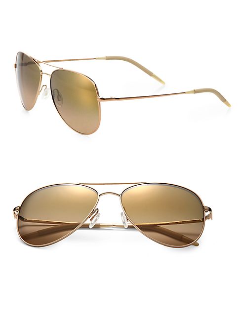 Oliver Peoples - Kannon 59mm Double-Bridge Aviator Sunglasses