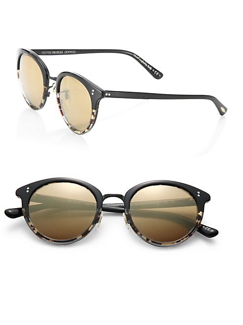 Oliver Peoples - Spelman 50MM Round Sunglasses