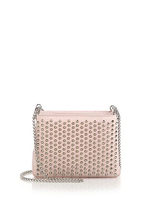 Christian Louboutin - Triloubi Triple-Gusset Spiked Leather Shoulder Bag