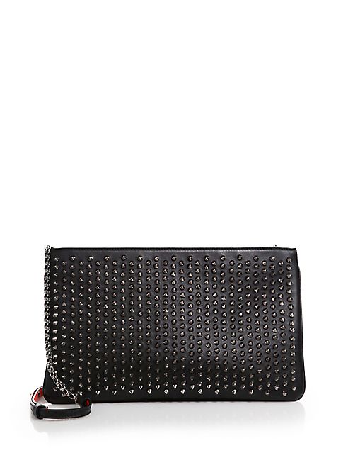 Christian Louboutin - Loubiposh Studded Leather Clutch