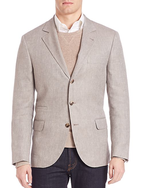 Brunello Cucinelli - Micro Houndstooth Blazer