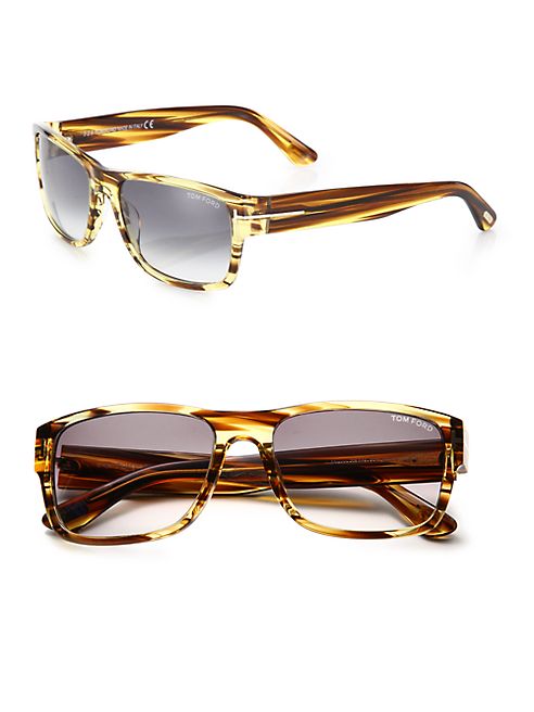 Tom Ford Eyewear - Mason Gradient Lens 58mm Rectangular Sunglasses