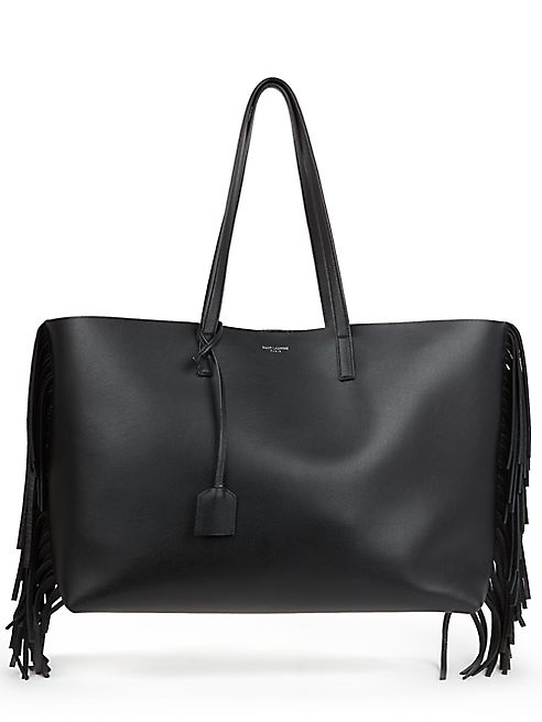 Saint Laurent - Large Fringe Leather Tote