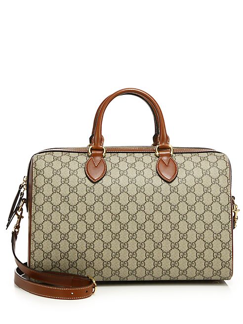 Gucci - GG Supreme Medium Top-Handle Bag