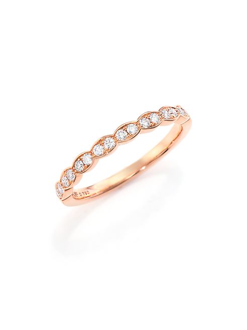 HEARTS ON FIRE - Lorelei Diamond & 18K Rose Gold Ring